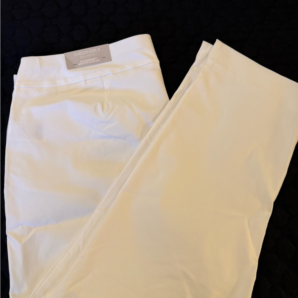 Chico's Cream Trousers
